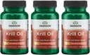 Swanson EFAs- Krill Oil - Maximum Strength - 1 g, 30 Softgels (3 Pack)