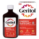 Geritol Liquid Vitamin and Iron Supplement, Energy Support Vitamins, Contains High Potency B-Vitamins and Iron, Easy to Swallow, No Artificial Sweeteners, Non-GMO, 12 Oz