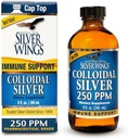 Natural Path Silver Wings Coloidine Silver Liquid - sustiprintos imuninės paramos papildas - 250ppm (1250µg) - 8oz