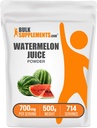 BulkSupplements.com Watermelon Juice Powder - from Watermelon Fruit, Fruit Powder, Hydation Supplement - 700mg per Serving, 500g (1.1 lbs) (Pack of 1)