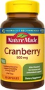 Naturgemachte Cranberry-Ergänzung 500mg mit Vitamin C für Immun- & Antioxidantien-Unterstützung, Cranberry-Mischung für Urinary Tract Health, One Per Day, 60 Kapseln