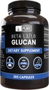 URE ORIGINAL INGREDENTS Beta 1,3/1, 6, (365 Capsules) No Magnesi Or Rice Fillers, sempre Pure, Lab Verificats