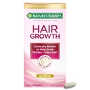 Nature's Bounty Optimal Solutions Hair Growth Supplement with Biotin, Hair Growth Vitamins with Biotin Silicon & Arginine, 1 Per Day, 30 Capsules, One Month Supply