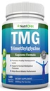TMG Trimethylglycine Supplement - 1000mg - 180 Capsules - Premium Pure Betaine Anhydrous - Supports Normal Homocysteine & Blood Pressure Levels - Promotes Methylation Processes - Non-GMO Formula