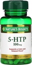 Nature's Bounty 5HTP Pills ו- Dietary Supplement, תומך ב- Calm ו-Relaxed Mood, 100 מ"ג, 60 קפסולות