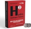 Hydrogen Water Tablets for Drinking Water 60 Gróf 12 PPM Nanobubbles- Travel Friendly US Company