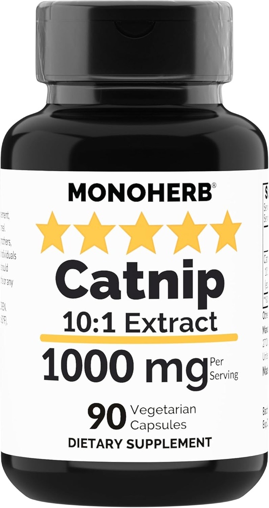 MONOHERB Catnip Extract 1000 mg - 90 Kapsułki wegetariańskie