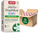 Jarrow Formule Jarro-Dophilus Baby Probiotic + GOS Prebiotik, prehranska dopolnila, Gut Podpora za dojenčke, 2.1 oz Powder, 60 Day Supply (Pack of 12)