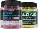 NEVISS Algae Calcium Gummies with Zinc and Magnesium Supplement
