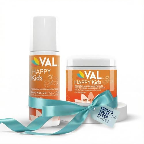 Child's Calm and Sleep Bundle: VAL Magnesium Roll-on & Cream