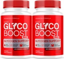 (2 Pack) Glyco Boost Pro Glyco Optimizer - Oficial GlycoBoost Pro Advanced Formula Blood Support Cápsulas, Glycoboost Pro Glycogen Supplement Pills força máxima Todos os ingredientes naturais, 2 meses