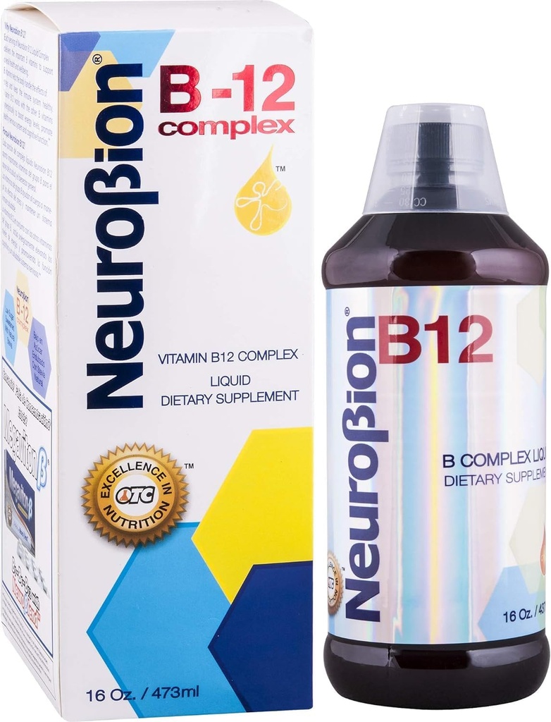 Neurobion Vitaminas B12 kompleksas 16 Oz Skystas Citrus flavor