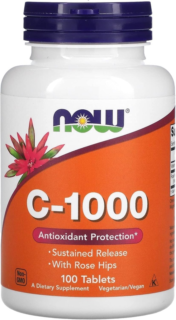 Jetzt Lebensmittel Vitamin C-1000 Sustained Release - 100 Tabletten