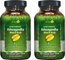 Irwin Naturals Extra Strength Ashwagandha Mind & Body – 60 Liquid Soft-Gels - 2 Pack