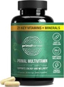 Primal Harvest Primal Multivitamin - Daily Multi-Vitamin תוספת עם 21 ויטמינים ומינרלים חיוניים לנשים וגברים - ויטמין A, C, D, E, B12, B6, Biotin, Folic Acid, Zinc, Copper & Selenium