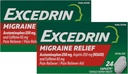 Excendentin Migine Dolor Reliver Caplets, 24 comte (Pack de 2)