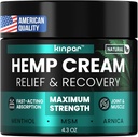심황, Msm, Arnica - Hemp Cream Back, HIPS, 합동, 무릎, 팔꿈치에 있는 불편을 위한 최대 힘 - Hemp 기름 추출물 젤을 가진 최대 합동 지원 - 4개 oz