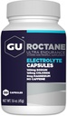 GU Energy Roctane Ultra Endurance Variety Pack; Cápsulas eletrolíticas e BCAA Branch Chain Amino Acid com cápsulas de vitamina B, 2 frascos (110 Total)