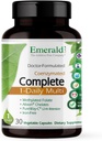 EMERALD LABS completat amb 1-Daily Multi - Completa multivitamin per a homes i dones amb Vitamina C, Mehylate Flatelate, tota la barreja & Més per a la implementació d'Imne, Bone Salut & More* - 30 Vegeta Capbleles