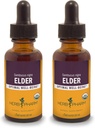 Herb Pharm Certified Organic Elder Liquid Extract - 1 Ounce (pakke med 2)