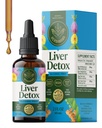 HERBAMAMA Liver Cleanse Detox & Repair - Liver Support Supplement - Liquid Drops with Milk Thistle, Dandelion Root & Chanca Piedra - Alcohol & Sugar-Free Liquid Cleanse Supplement, 42-Day Supply