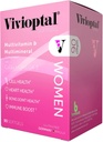 Vivioptal, Mulheres, Multivitamina e Suplemento Multimineral, 90 Cápsulas