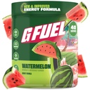 G Fuel Watermelon Energy Drink Powder, Pre Workout Caffeine Mix for Gaming, Sugar Free Focus Amino, Vitamin + Antioxidants, 9.9oz (Watermelon, 40 Servings)