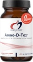 Design untuk Kesehatan Amino- D-Tox - Amino Detox + Liver Cleanse Dukungan - Tambahan Dicampur dengan Glycine, Kalsium D Glucarate, NAC + More - Non-GMO (90 Capsules)
