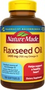 Nature Made Extra Strength Flaxseed Oil 1400 mg, Fish Free Omega 3 osagarria, dieta osagarria bihotz-osasunerako, 100 Softgel, 100 eguneko hornidura