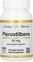 California Gold Nutrition Pterostilbene, 50 мг, 30 Веггі Капсули