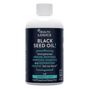 Health Logics Black Seed Oil | Rich Source of Omega 6 & Omega 9 | Pure Cold Pressed Black Cumin Seed Oil for Respiratory, Digestive, and Immune Health | 6 fl oz