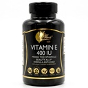 Coco March N.M.D Natural Vitamin E 400 IU Mixed Tocopherols – Immune Support Supplement for Heart, Skin & Eye - Antioxidants for Women & Men, Gluten Free & Dairy Free, 3-Month Supply, 90 Softgels