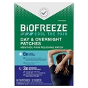 Biofreeze Day & Overnight Pain Relief патчі, Чоловічий біль патчі для артритів і болю м'язів, зручні та гнучкі тканини Stays в місці, FSA / HSA Легко, 9 патчі (6 день, 3 ніч)