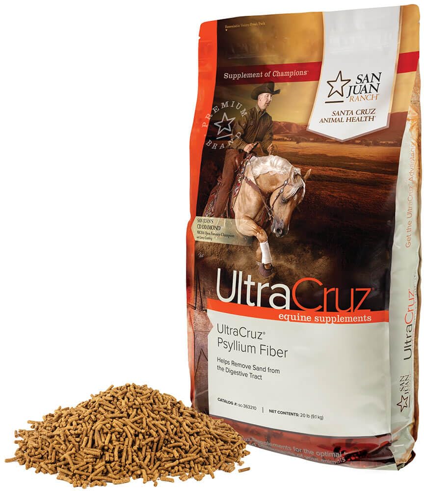 UltraCruz Psyllium Fiber, 20 lb, Pellet