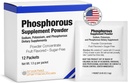 Phosphorus bổ sung 12 Packets, Dietary Powder phụ với Sodium Phosphate và Potassium Phosphate, hoa quả Flavored Phosphorous Powder for Eclyte, Bone Health & Kidney Health