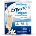Ensure Original Vanilla Nutrition Powder | Vanilla Protein Powder | Small Meal Replacement Shake Mix | 8g Protein, 24 Vitamins & Minerals | Immune Health | 14.1 oz
