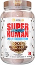 ALPHA LION Superhuman Whey Protein Powder, Great Tasting Pure Whey Protein Isolate, Low Carb, Low Sugar, No Bloat Post Workout, Muscle Recovery & Growth (28 portioner, Cocoa Buffs)