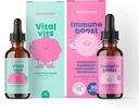 JoySpring Vital Set - Kids Vitamins & Minerals Fontes naturais | Non alcohólico, Sugar-Free Liquid Formula | Apoio á saúde inmune | Vegan & Vegetarian Suplemento multivitamínico