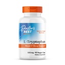 Doctor's Best L Tryptophan Supplement for Men & Women - L-Tryptophan Caps 500mg, Sleep & Calm Support, Promotes Relaxation, Non GMO, Gluten Free, Soy Free, Vegan - 90 Veg Capsules