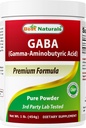 Best Naturals GABA (Gamma Aminobuttersäure) Pure Powder 1 Pound