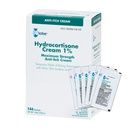 Globe (Box 144 Hydrocortisone 1% Maximum Strength Cream, (0.9g Single Packet) Anti-Itch Cream for Redness, Swelling, Itching, Rash, Bug/Mosquito Bites, Eczema, Hemorrhoids & More