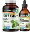 BAO KRAUTER Lancemint 250 Capsules & Saw Palmtto Tinuture 4 Fl. Oz.