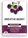 Breathe Berry Boysenberry Natural Healthy Lungs Supplement, soporta a conxestión de queixo, Mucus e Boosts Global Wellness Healthy Lungs Suplemento