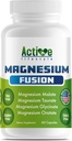 Активний Спосіб життя 4X Magnesium Supplement, Magnesium Glycinate, Taurate, Malate, Orotate Complex, Calm Sleep, GMO Free, Gluten Free, Soy Free, Dairy Free, Lab Tested, Made in USA