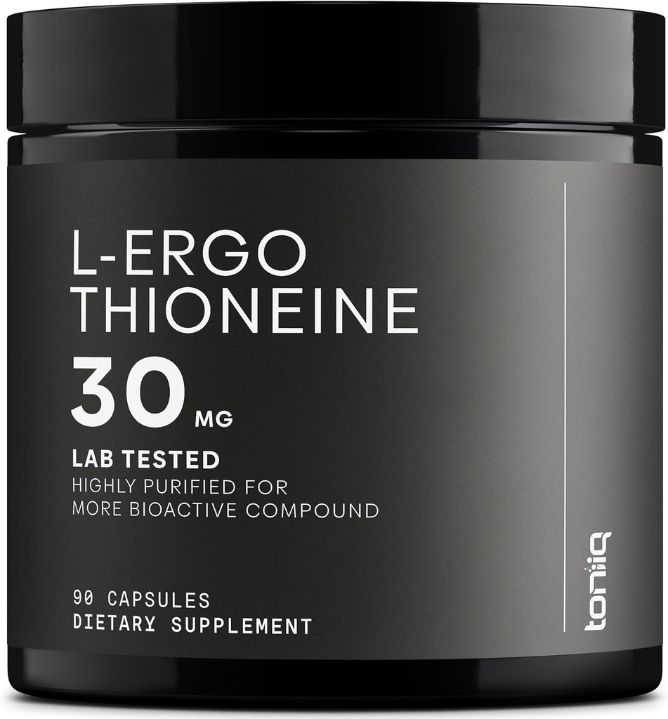 Ergotioneina con MitoPrime® estudada clínicamente - Alta potencia 30mg con 98% de pureza - Fermentación-Based L Ergothioneine Suplemento - Longevidade e soporte inmune - Terceiro partido testado, 90 cápsulas
