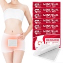 Menstruační záplaty, Tepelné záplaty pro menstruační křeče, Přenosné periody Křeče Tepelné záplaty - 6 Pack Hot Compress Teplé záplaty, Cestování Essentials pro ženy
