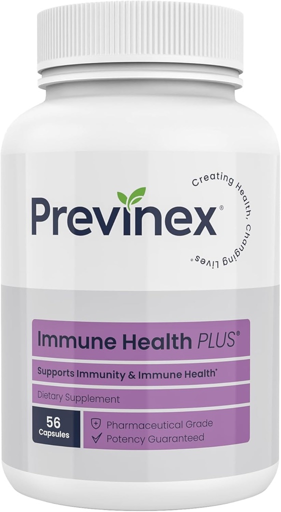 Immune Health Plus - Defensa inmune avanzada con 9-in-1 poderoso Blend de vitamina C, vitamina D3, Zinc, Elderberry, Maitake orgánico, Shiitake & Reishi Mushrooms, Beta Glucans - Suplemento Immune