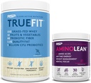 RSP NUTRITION AminoLean Pre Workout Energy (BlackBerry Pomegranate 30 Servings) mit TrueFit Protein Powder (Vanilla 2 LB)