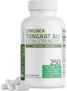 Bronson Longjack Tongkat Ali Ekstra Kekuatan, 250 Vegetarian Capsules