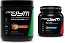 JYM Supplement Science PRE JYM 30 Zerbitzuak - Strawberry Kiwi & Post-Workout BCAA, Glutamine, Creatine HCL, Beta-Alanine eta gehiago, Blue Arctic Freeze, 30 zerbitzatu, 22 Oz